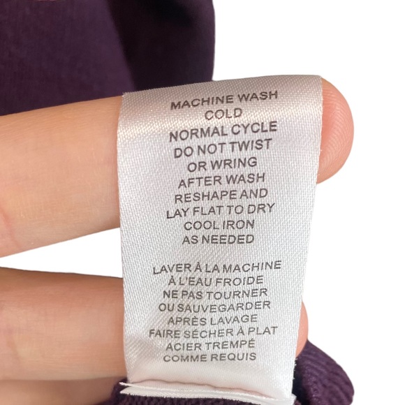 T. Tahari Woman Eggplant Pullover Sweater - Picture 7 of 13